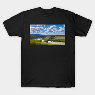 Five Finger Rapids landscape Yukon River Canada T-Shirt